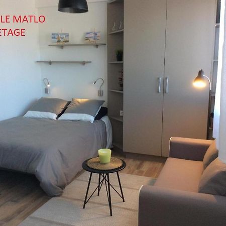 Les Studios Vue Mer Le Matlo Dinard Exteriör bild
